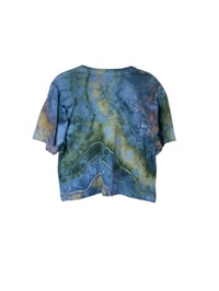 Image 6 of L Crop Tee in Forest Geode Ice Dye