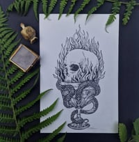Image 1 of Flame Goblet- original artwork