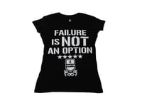 Image 1 of Womans “Failure Is NOT An Option T-Shirt (Black)