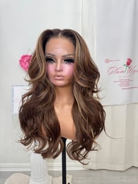Image 10 of Caramel balayage free part (ready to ship) 