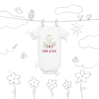 Image 2 of Baby girl short sleeve one piece (Child of God)