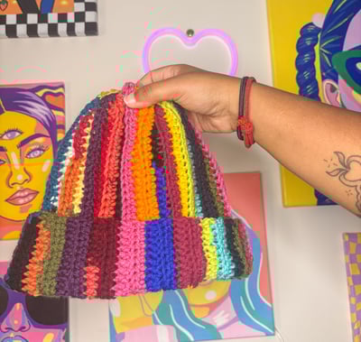 Image of Rainbow Scrappy Hat
