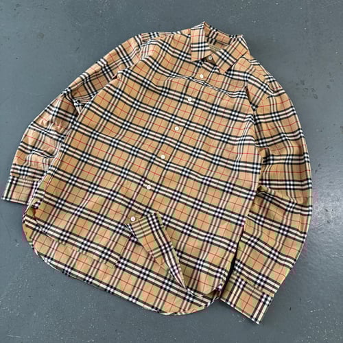 Image of Burberry Nova check shirt, size medium 