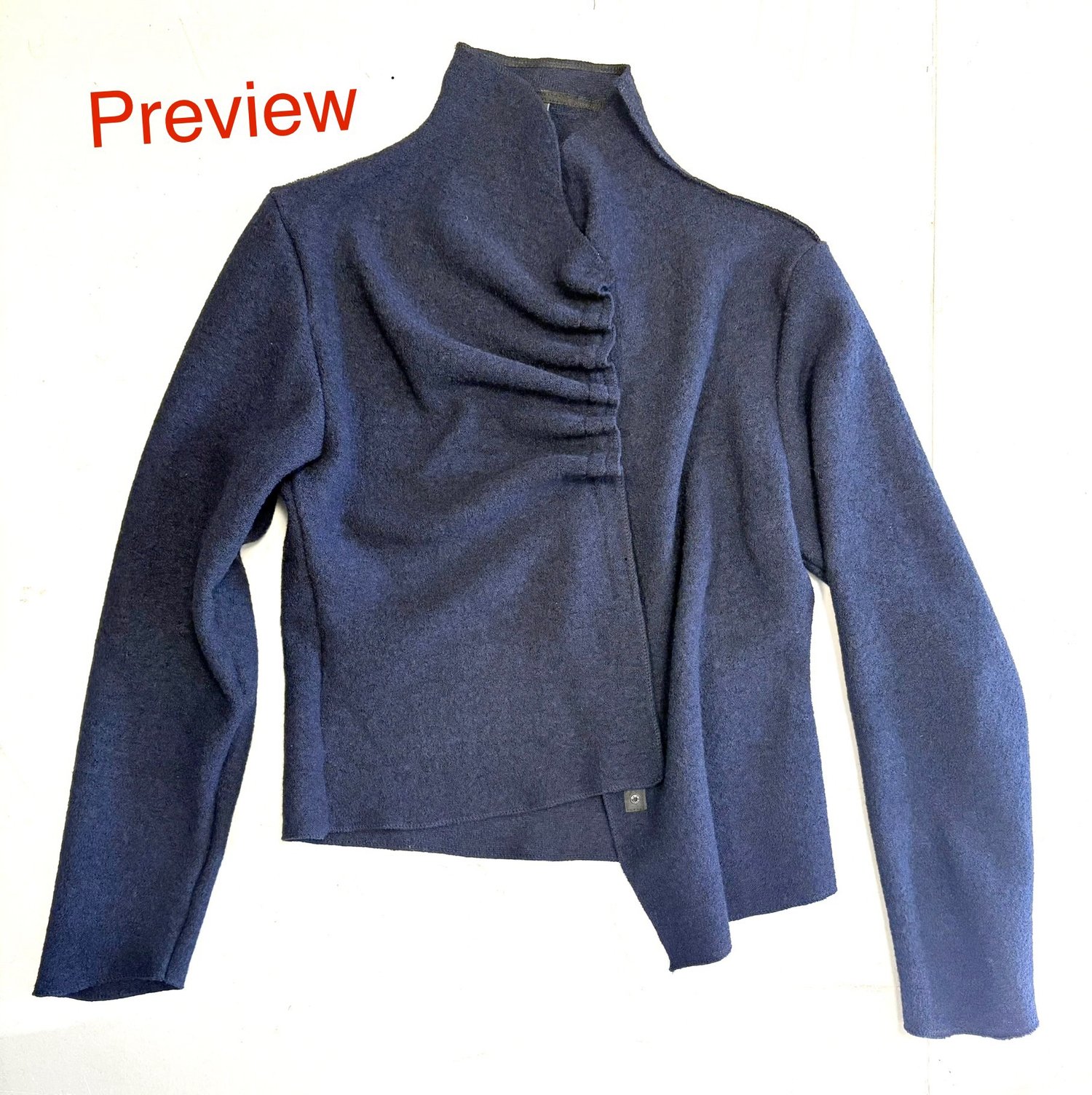 Image of 1996_Iconic V6_Honorine jacket in boiled wool