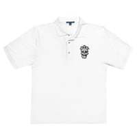 Image 1 of nvrfvr skull Men's Premium Polo
