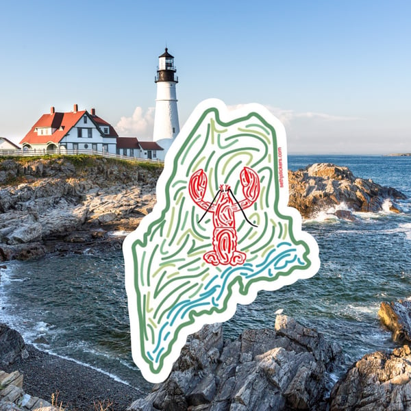 Image of Maine Sticker
