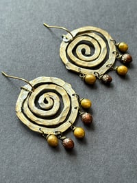Image 3 of Spiral earrings