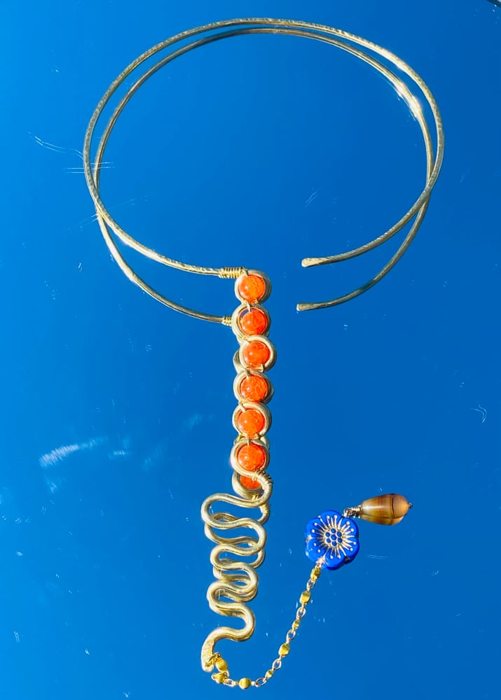 Image of When Autumn Comes Around Neck Cuff (One of a Kind)