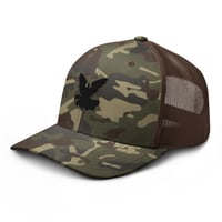 Image 4 of DIVINELY PROTECTED Camouflage trucker hat