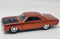 Fast and Furious 70' Plymouth Road Runner Orange Scale 1"32 -- AUTOGRAPHED