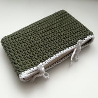 Image 1 of Pochette de livre - vert forêt 