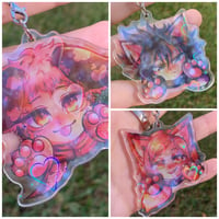 Image 1 of JJK keychains 2.5 Inch Charms