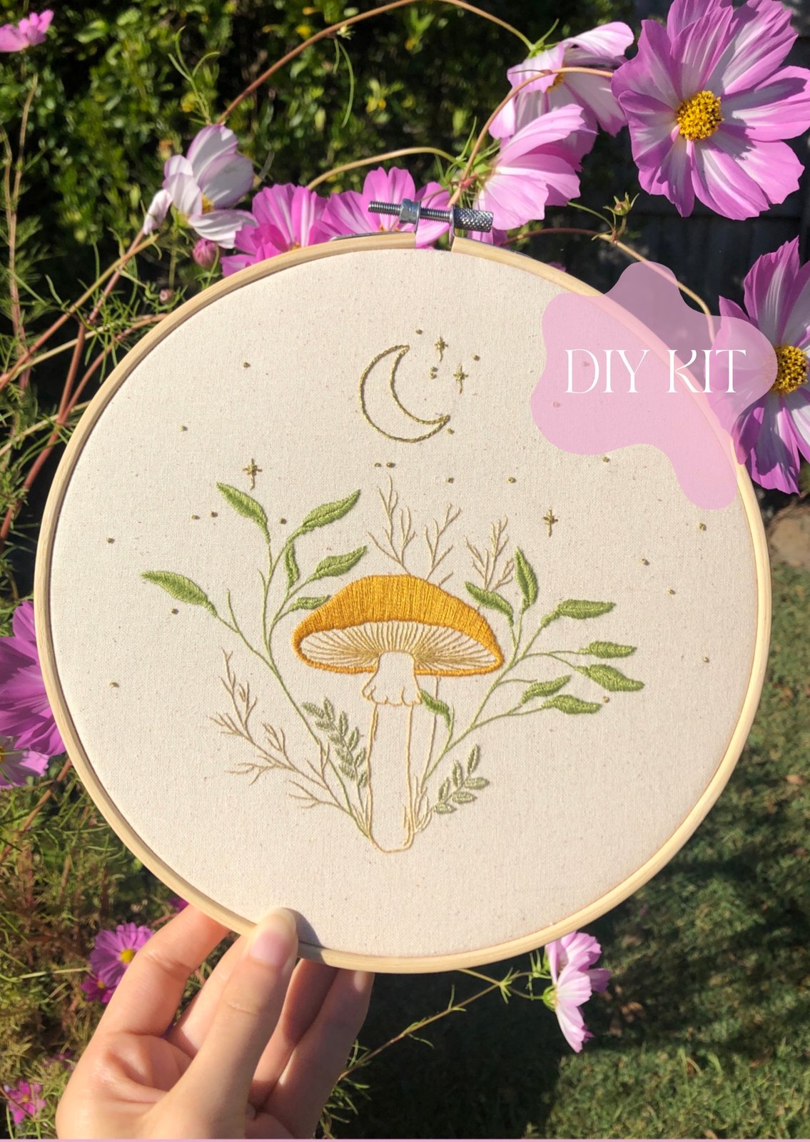 MAGICAL MUSHROOM Embroidery Kit  Buy Embroidery Kits Online – Craft Club Co