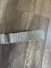 Image 4 of Silver shorts with belt 
