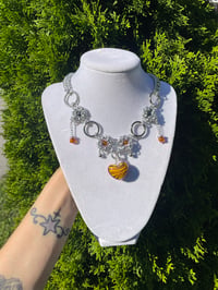 Image 2 of tiger heart necklace