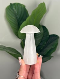 Image 1 of SELF STANDING SATIN SPAR MUSHROOM