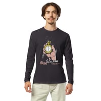 Image 3 of Men Long Sleeve HEALING PROCESS Fitted Crew