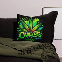 Image 4 of Cannabis Basic Pillow