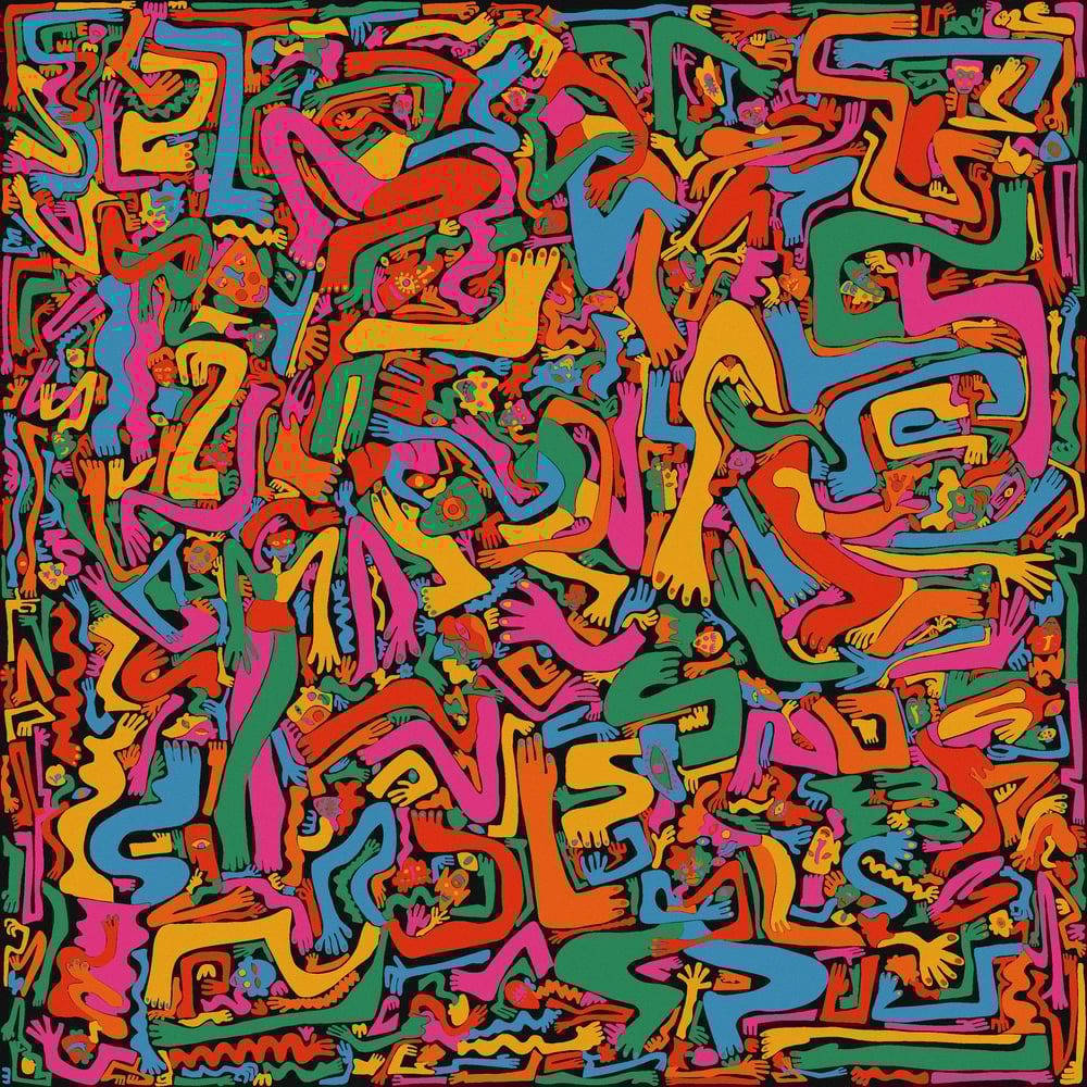 Image of bodies (pink)