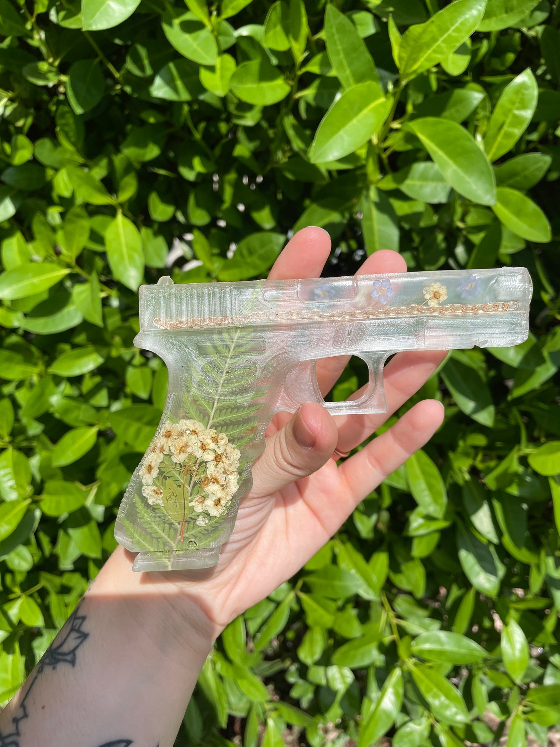 Image of Golden 3D resin gun