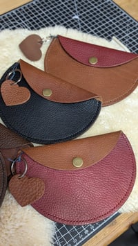Image 3 of Luna Purse + Leather Heart Keyring Set