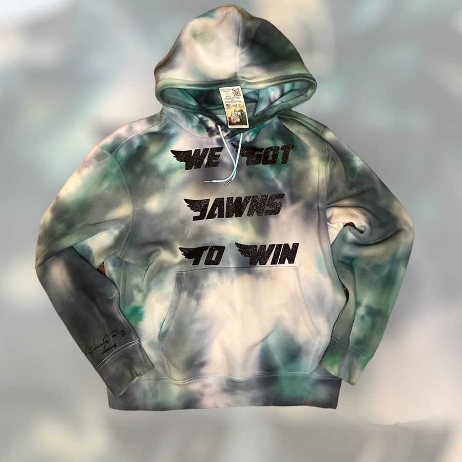 Image of We Got Jawns To Win tie-dye hoodie 