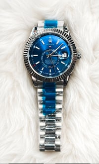 *Exclusive* 💰 Blue 💰 Big Face Luxury Watch