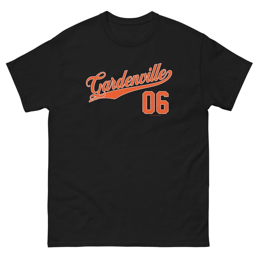 Image of Gardenville Baltimore T-Shirt 21206 Mens (Black)