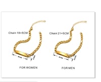 Image 4 of The Figaro Link | Gold Chain Bracelet 