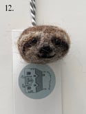 Needle Felt animal brooches