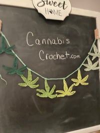 Image 1 of Ombré Green Leaf Bunting 