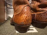Image 6 of Vintage Pre-Ban Dan Post Sea Turtle Cowboy Boots – Size 9B