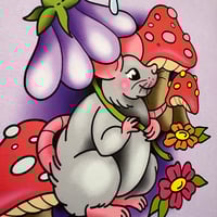 Image 2 of Raindrop mouse Emetic art print