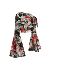 Image 3 of FLOWERS OF EDEN FLORAL BLOUSE 