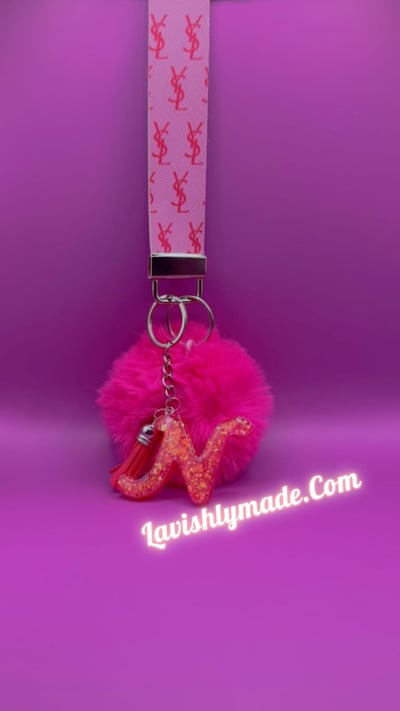 Image of Y$L Hotpink/pink Keychain💕