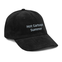 Image 1 of “Hot Garbage Summer” vintage corduroy cap