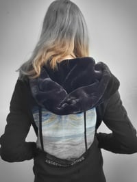 Image 3 of Ascension Codes hoodie with fuzzy hood (girlie)
