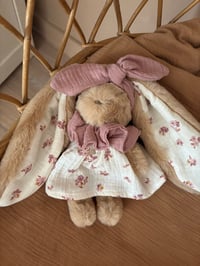 Image 1 of DOUDOU MINI FLEURI ROSE