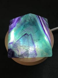 Image 12 of Rainbow Fluorite Crystal Pyramid #2285