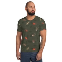 Image 2 of Arachnids Athletic tee - green