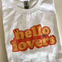 Image 1 of hello lovers shirt