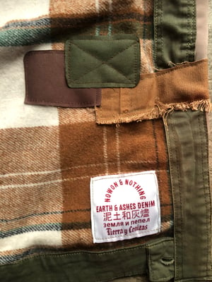 Image of Nwn- Utility Flannel Shorts in Baggy Fit