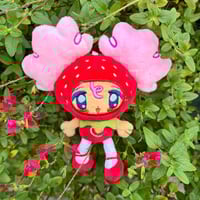 Image 1 of [PREORDERS] Heart Fraise plush keychain
