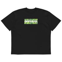 Image 3 of Camo Box Logo Oversized Tee (Green)