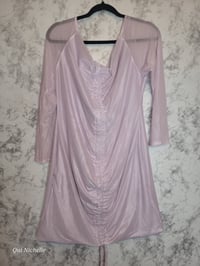 Lavender Sheer Dress