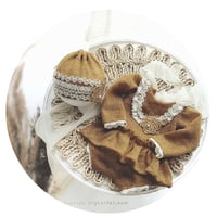 Image 1 of Mustard yellow newborn photoshoot set - Mollie - | girl photo props