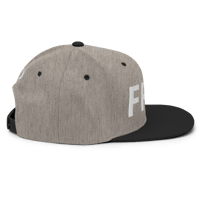 Image 5 of Classic Grey (Black Brim) FREE Snapback Hat (SS 2025)
