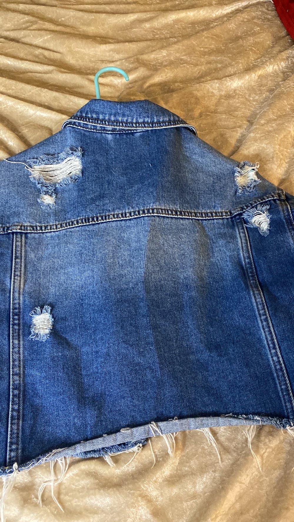 Distressed Denim Jacket