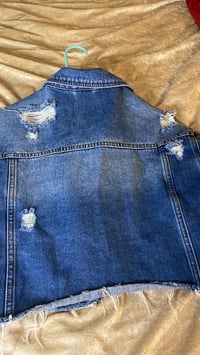 Image 3 of Distressed Denim Jacket