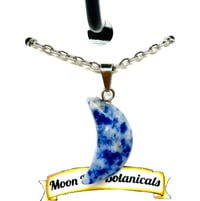 Image 1 of Sodalite Moon Necklace